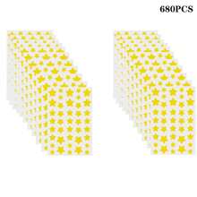 Multi-Piece Golden Star Shaped Stickers, Suitable For Party, Gathering And Other Activities (For Decoration Only, Not Cosmetic)
