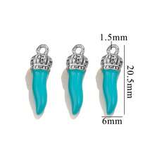 4pcs 304 Stainless Steel Enamel Oil Dripping Chili Pepper Pendant Charms Daily Wear Women's Gift Bracelet Earrings DIY Jewelry Accessories Necklace Pendant Bracelet Earrings - Pendants - View 12