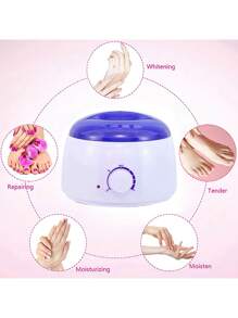 XL1 Set 500CC Wachswärmer, Haarentfernungsmaschine für Hand, Fuß, Körper, SPA, Epilatator, Paraffin