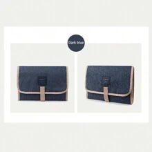 1入黑色防水尿布換墊,便攜式,適合戶外使用,多種顏色自由搭配 - 黑色 - 查看 9