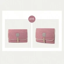 1入黑色防水尿布換墊,便攜式,適合戶外使用,多種顏色自由搭配 - 黑色 - 查看 7