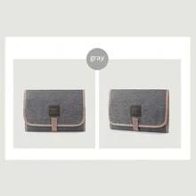 1入黑色防水尿布換墊,便攜式,適合戶外使用,多種顏色自由搭配 - 黑色 - 查看 8