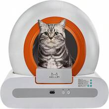 Self Cleaning Cat Litter Box: Upgraded Automatic Cat Litter Box - 65L Space Cleaning Robot - APP Control - Electric Smart Litter Box - White - View 8