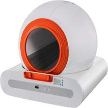 Self Cleaning Cat Litter Box: Upgraded Automatic Cat Litter Box - 65L Space Cleaning Robot - APP Control - Electric Smart Litter Box - White - View 4