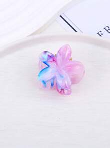 2024 Fashion, Two-Tone Marble Fresh Hair Claws, Lady Hair Grips. Piranha De Florhair Clip Hair Jaw Clip Hair Clamps