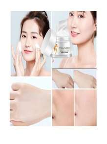 Crema Aclarante V7 Quita Manchas Paño Blanqueamiento Facial Aclara Unifica Tono - Blanco - Ver 6