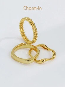 Charm-In 18K Gold Plated Gold Color Knuckle Ring For Lady Minimalist Rings For Women - Yellow Gold - View 1