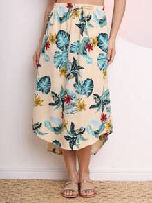 Women Skirts - Màu be - Xem 2