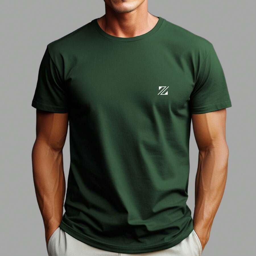 ZUKKER Men T-Shirts - 軍綠色 - 查看 1