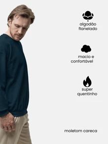 Men Hoodies - 寶藍色 - 查看 4