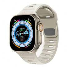 Soft Silicone Strap Compatible With Apple Watch Band Ultra 2 49mm 44mm 45mm 42mm 41mm 42mm Sport Watchband Apple Watch Serise 5 6 7 8 9 Bracelet