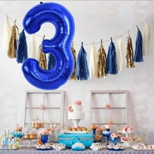1 pezzo Palloncino numero in milar dorato jumbo da 40 pollici per feste di compleanni di uomini e donne, decorazioni per feste di anniversario, forniture per feste