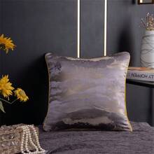 1入奢華北歐海景枕套(不含枕芯)提花織物製造工藝，手感柔軟，舒適獨特觸感，紗線染色，可用於沙發，臥室，椅子等多種用途。 - 黃色 - 查看 8