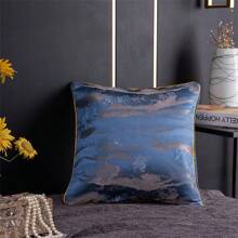 1入奢華北歐海景枕套(不含枕芯)提花織物製造工藝，手感柔軟，舒適獨特觸感，紗線染色，可用於沙發，臥室，椅子等多種用途。 - 黃色 - 查看 11