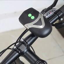1pc 3LED Bicycle Horn Front Light, Mountain Bike Night Riding Bright Lighting Lamp, High Decibel Warning Horn - Multicolor - View 12