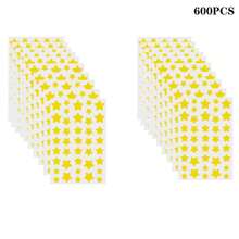 Multi-Piece Golden Star Shaped Stickers, Suitable For Party, Gathering And Other Activities (For Decoration Only, Not Cosmetic)