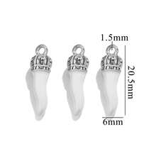 4pcs 304 Stainless Steel Enamel Oil Dripping Chili Pepper Pendant Charms Daily Wear Women's Gift Bracelet Earrings DIY Jewelry Accessories Necklace Pendant Bracelet Earrings - Pendants - View 9