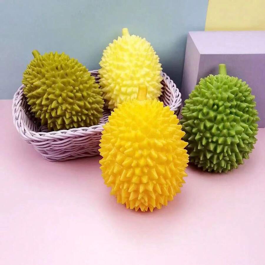 1 pieza Juguete blandito de fruta Durian, juguete creativo para aliviar el estrés y descargar la tensión, caliente - Multicolor - Ver 1