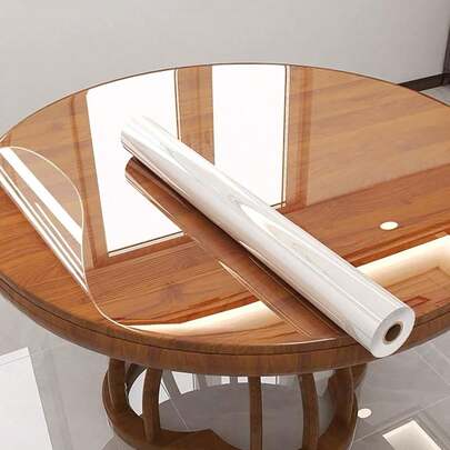 لفة من الفيلم الشفاف عالي الدقة، ملصق مطبخ لاصق مقاوم للماء والزيت ومقاوم للحريق، يستخدم لسطح الطاولة والجدران وطاولة القهوة والأثاث وملصقات الرخام، مقاوم للخدش ومقاوم للحرارة، ملصق مجدد