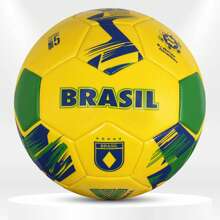 Vizari National Team Soccer Ball – Size 3, 4, 5 For Youth & Adults | Durable Faux Leather & Rubber | Country Designs: USA, Mexico, Brazil, Argentina, Germany, Portugal, England, Japan, Australia - 巴西 - 查看 1