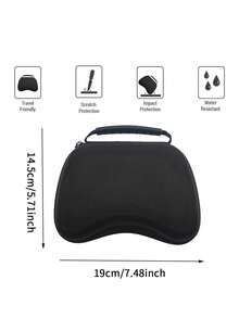 1 hộp đựng tay cầm Switch Pro + 1 vỏ silicon cho tay cầm + 2 nắp đậy cần điều khiển, chống rơi, chống trượt, chống mồ hôi, chống trầy xước, chống bụi, nâng cao trải nghiệm chơi game - Nhiều màu - Xem 2