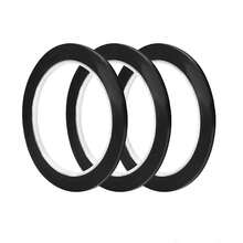 1/2/3/5 rollos de cinta adhesiva negra con cuadrícula para pizarra blanca de 3 mm de ancho, cinta gráfica autoadhesiva, cinta de líneas para presentaciones en el salón de clases y la oficina, 216 pies por rollo - Multicolor - Ver 1