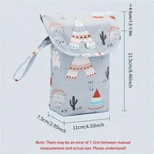 婴儿尿布收纳袋，便携式婴儿尿布收纳袋，用于放置尿布/湿巾