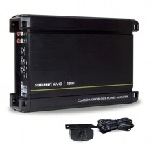 Amplificador Mono Block Tecnologia Nano-1200 W By Steelpro - Negro - Ver 3