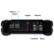 Amplificador Mono Block Tecnologia Nano-1200 W By Steelpro - Negro - Ver 4