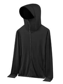 Zomer UPF 50+ UV-bestendige herenhuidjassen met capuchon, zonbescherming, ademend, koel, dun, windjack, casual jassen, vissen