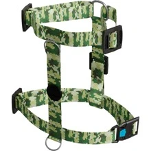 Pet Collars, Leashes & Harnesses Sets - 軍綠色 - 查看 3