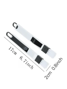 1 件装多用途清洁刷，适用于浴室瓷砖灌浆和窗户缝隙，方便的家用角落清洁工具 - 彩色 - 查看 4