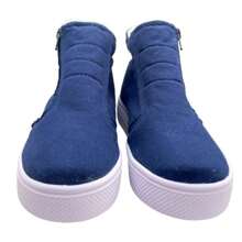 Women Casual Shoes - Màu xanh hải quân - Xem 4