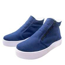 Women Casual Shoes - Màu xanh hải quân - Xem 2