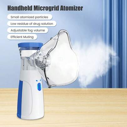 1pc Portable Mesh Sprayer - Quiet Handheld Battery Powered Electric Sprayer, Suitable For Home Use
