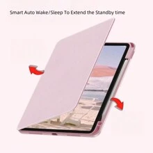 360° Rotation Case Compatible With  IPad Case Air 1 2 3 4 5 Pro 11 6th 7th 8th 9th Gen Case Cover With Pencil Holder Folding Stand Acrylic Transparent - Black - View 9