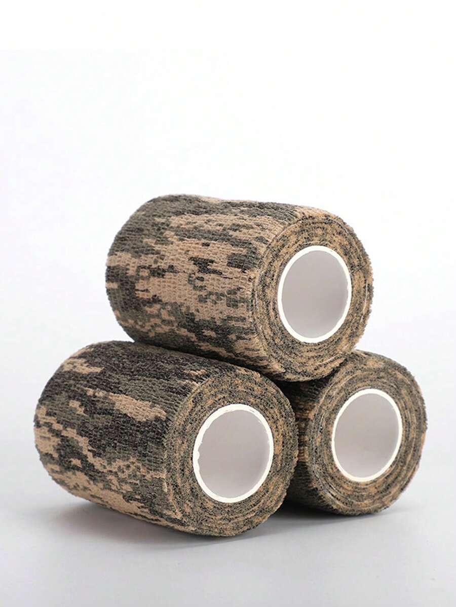 1 miếng vải không dệt tự dính 1,97 inch X 177,17 inch, băng ngụy trang, băng thun thể thao, băng quấn tự dính thoáng khí cho thú cưng, thể thao - băng thun cho cổ tay, đầu gối, mắt cá chân, đồ dùng cắm trại - Xem 1