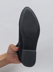 Stylish And Versatile Women's Ankle Boots - Black - View 6