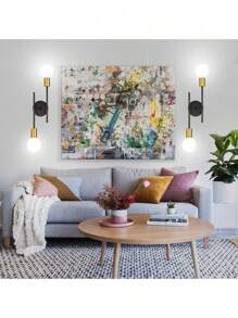 Ceiling Lights - Black+Gold - View 2