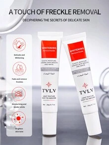 Bộ 2 Kem Dưỡng Trắng Da Tàn Nhang Sáng Da Mặt Làm Sáng Các Đốm Dưỡng Ẩm Hydrating Di Động Dành Cho Đi Du Lịch Chăm Sóc Da - trắng - Xem 7