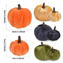 2pcs Artificial Pumpkin Decoration Props For Holiday Party - Multicolor - View 11