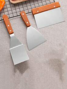 1pc Tiramisu Shovel Knife, Stainless Steel Material, Used For Cutting Cakes, Flatting Bread And Pancakes, Teppanyaki And Baking Tools