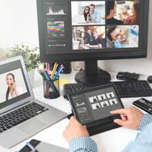 Capture Card Switch, Video Game Capture Card 4K 1080P 60FPS,To USB 3.0 Capture Card For Streaming Work With PS/PC/OBS/Camera - Black - View 8