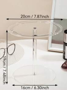 Clear Acrylic Sunglasses Display Stand With Modern Design, Perfect For Eyewear Showcases, Retail Stores, And Home Decor Stylish Clear Acrylic Eyewear Holder For Sunglasses And Glasses, Featuring  Material And Elegant Details, Ideal For Retail Display And Home Organization Elegant 2-Tier Clear Acrylic Eyewear Display Rack, Perfect For Sunglasses And Glasses, Ideal For Window Displays, Retail Shops, And Home Use