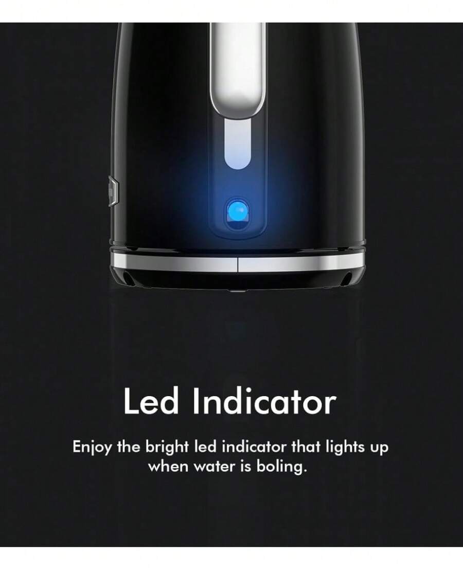 Electric Tea Kettles 1500W For Boiling Water, Longdeem Retro 1.7L