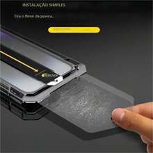 Privacy Film With Film Artifact For IPhone - 黑色 - 查看 4