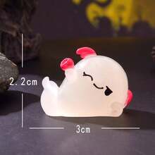 1/7pcs New Halloween Reaper Vampire Night Light Mini Landscape Ornament For Car Interior Decoration, Fairy Garden Accessory, Desk Decoration, Party Decoration - Multicolor - View 16