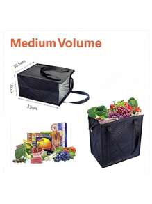 2pcs Insulated Grocery Bags, Thermal Tote Bags For Shopping, Picnic, Lunch, Food Delivery Back To School Lunch Box Lunch Bag Back To School Supplies Bento Box Lunch Bag Home Essentials Lunch Kit Cooler Box Lunchbox Bag Woman Lunch Box Bag For Women Ladies