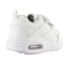 Tenis Deportivos Para Niños Calzado Escolar Hechos En 100% Piel Cómodo Sneakers Para La Escuela Con Suela De Válvula 23290-bg - Blanco - Ver 7
