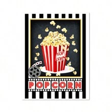 1PC Poster Logo Tiệc Đêm Phim Rạp Chiếu Phim Nghệ Thuật Treo Tường Hình Ảnh Bắp Rang Biển Báo Phim Tranh Canvas In Nghệ Thuật Điện Ảnh Trang Trí Nhà Hiện Đại, Không Có Khung - Nhiều màu - Xem 10